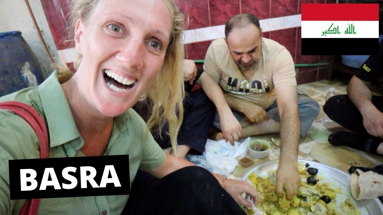 IRAQI PEOPLE Are So KIND! اجنبية تمدح أهل العراق (مدونة فيديو في البصرة)