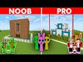 NOOB VS PRO SPRUNKI SECURITY HOUSE BUILD CHALLENGE SAFEST BASE TO PROTECT THE FAMILY