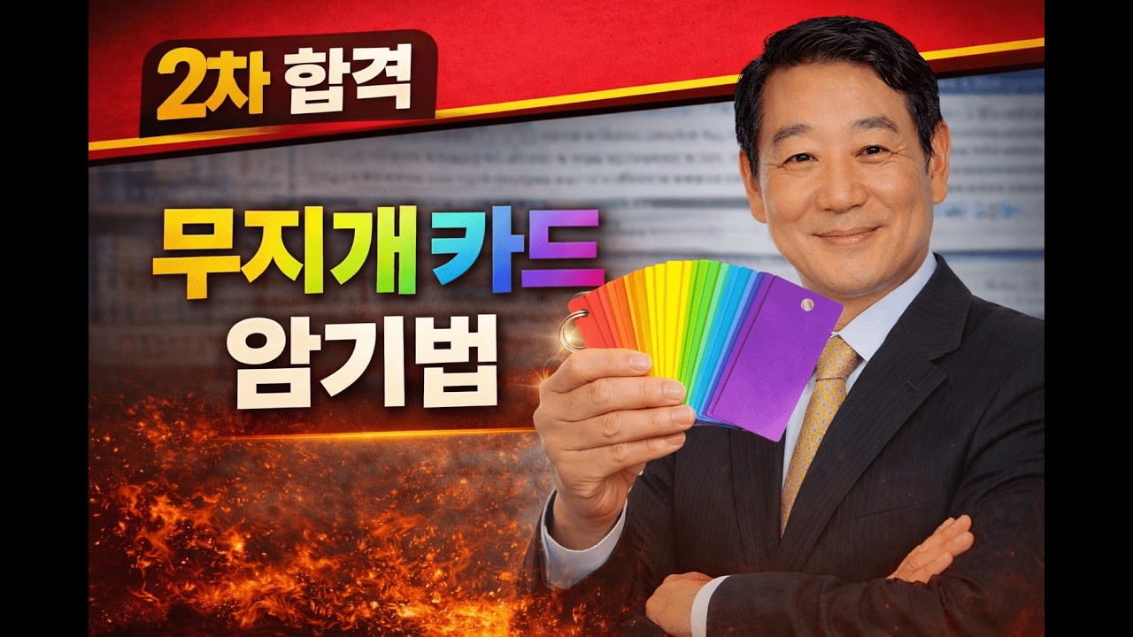 26년-2차-1-10강 (공부방법2편) 무지개 암기법