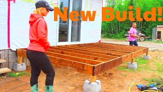 DIY Deck BUILD From Start To Finish  Part 1