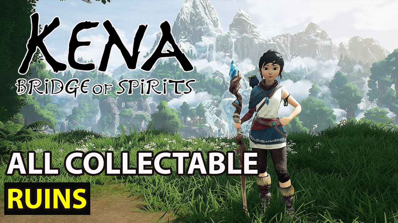 Kena - All Collectibles - (Ruins) - All Rot, Hats, Chests, Flower Shrines, Spirit Mails Locations