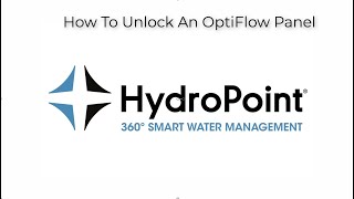 How To Unlock an OptiFlow Panel