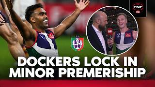 I make myself dizzy at times Dudley shines as Freo down Crows at Optus Friday Night Footy