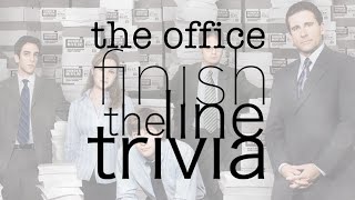 The Office - Finish The Line Trivia