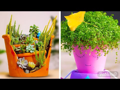 9 superbes pots de fleurs que vous pouvez facilement fabriquer vous-même | Bricolage maison