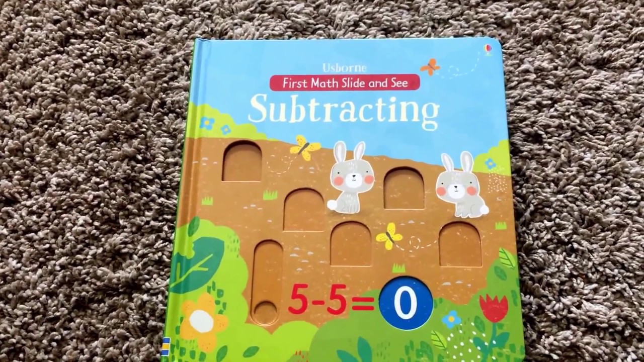 a peek into one of the latest titles usborne first math slide and