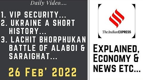 26th February 2022 | Gargi Classes News & Explained Analysis