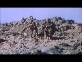 Heavy artillery shelling between americans and japanese on iwo jima japan stock footage
