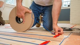 Installing Warmup Electric Radiat Heat Under Hardwood flooring