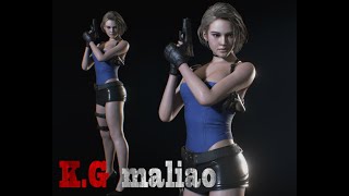 Resident Evil 3 Remake - Sexy Mini Skirt Jill Valentine - Best Sexy Classic Jill Biohazard 3 Mod