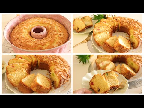 أروع كيكة يومية للشاي بقوام اسفنجي بالفواكه المجففة وجوز الهند غراااام الكل حيسألكم عنها 