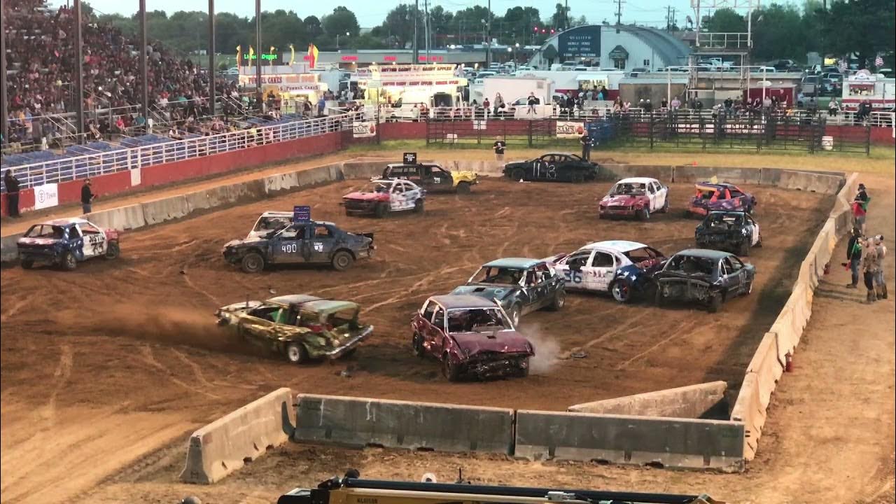 DEMOLITION DERBY, SPRINGDALE ARKANSAS, COMPACT HEAT, SPRING 2021 YouTube