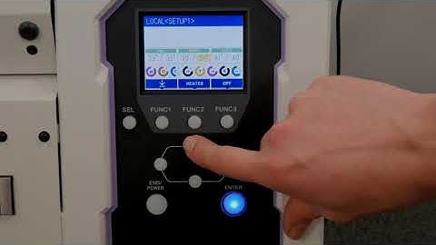 How to change heater Temperatures || Mimaki