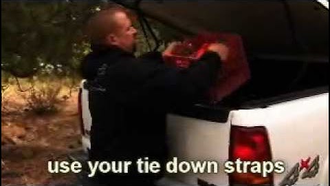 Tie down straps installation- Strap Sack.wmv