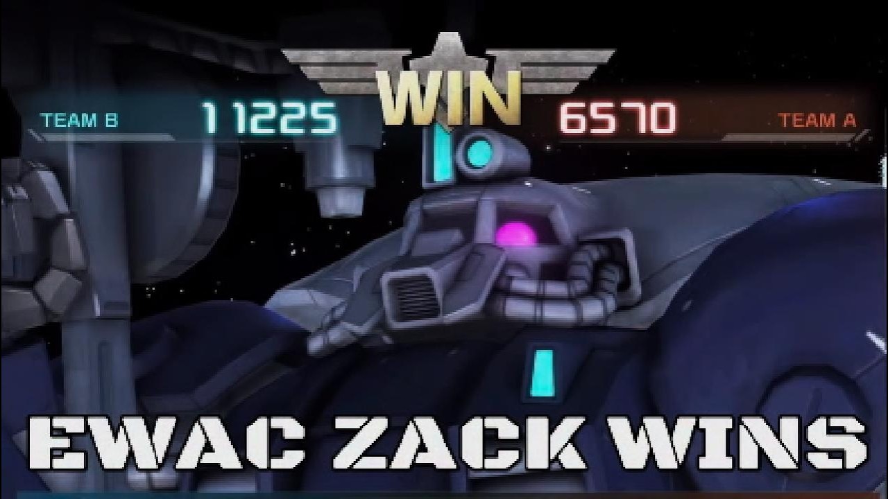 ZZ Gundam EWAC ZACK Eyezack Space - YouTube