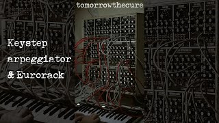 Keystep Arpeggiator + AJH Synth Eurorack Modular + Delay - Melodic track performance screenshot 4