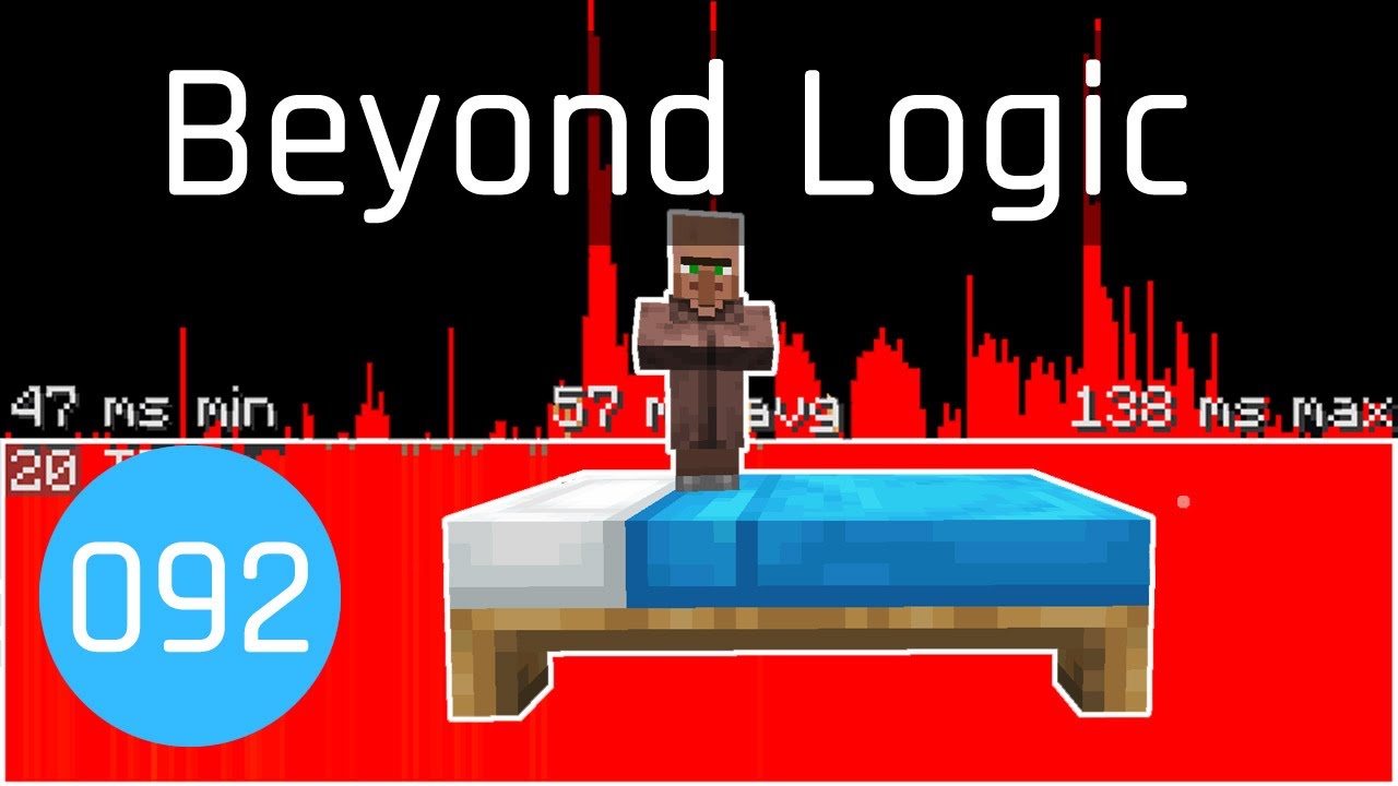 Beyond Logic #92: Bouncy Bed Breeder and Lag Busting | Minecraft 1.14