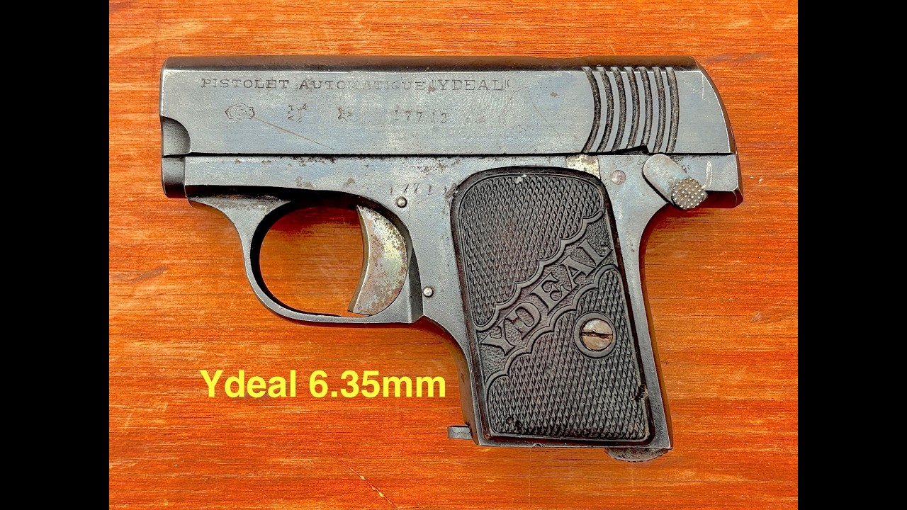 Francisco Arizmendi Ydeal 6.35mm Pistol - YouTube