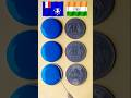 French Southern 🇹🇫 Vs India 🇮🇳 flag painting 🎨 on water drops 💦#shorts #drop #viral #ytshorts