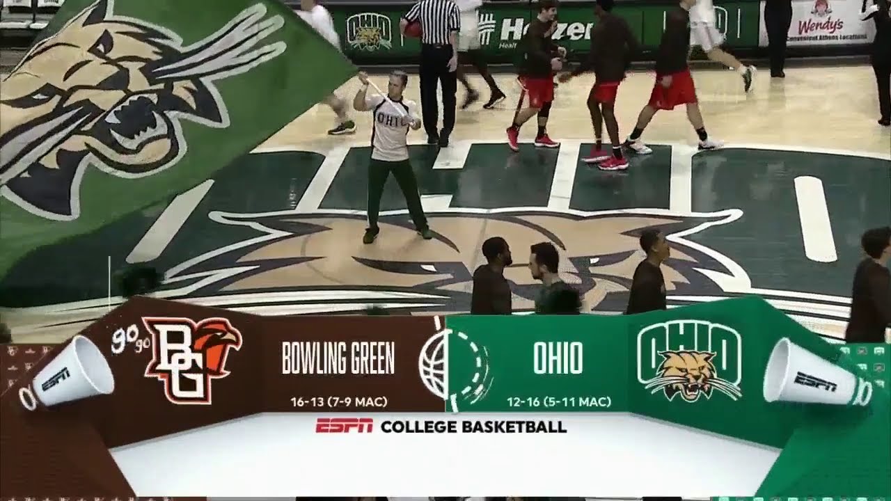 20180227 NCAA Men's Basketball Bowling Green at Ohio YouTube