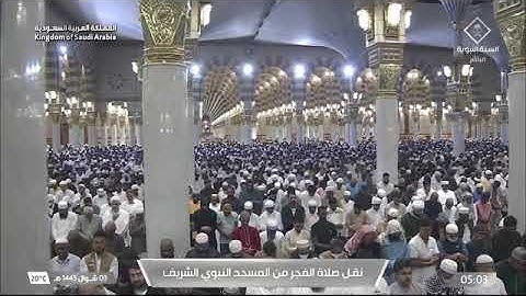 ‏' فواتح سورة المعارج ١ - ٣٥  ‏۞ سورة الإخلاص  ' الشيخ ⁧‫#علي_الحذيفي‬⁩  صلاة الفجر  ٣-١٠-١٤٤٥ هـ‏