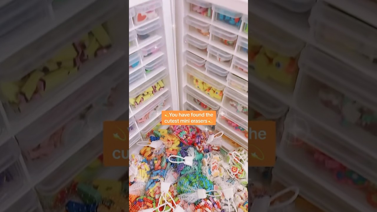 You have found the cutest mini erasers ever😍 shorts funerasers 