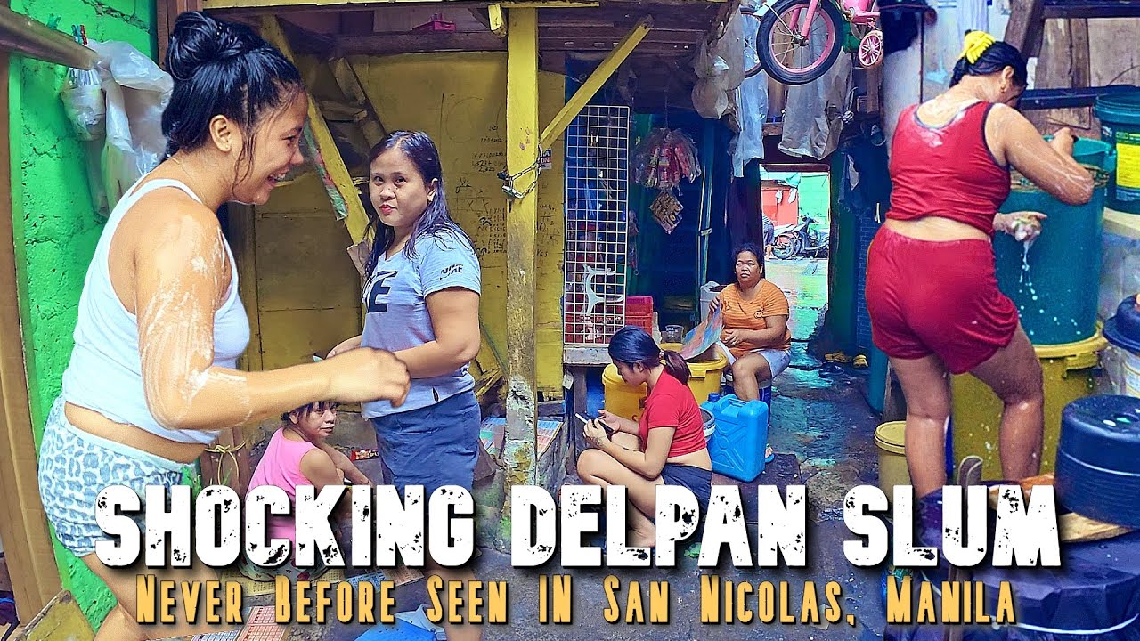 Unseen Delpan Poverty | Never Before Seen Dark & Narrow Alley In San Nicolas Manila | [4K] 🇵🇭
