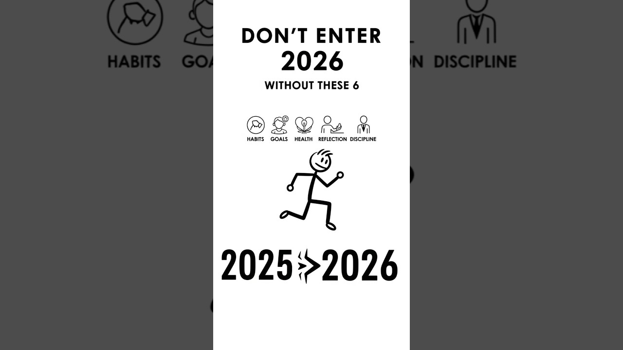 Don’t Enter 2026 Without Doing These 6 Things 