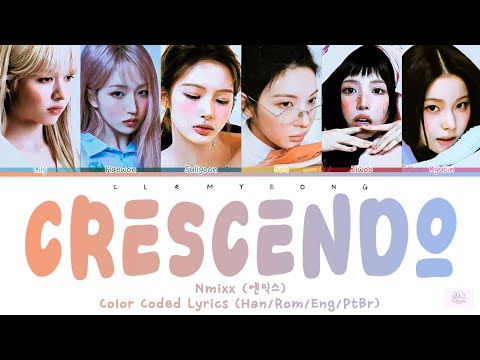 'Crescendo' | NMIXX (엔믹스) | Color Coded Lyrics (Han/Rom/Eng/PtBr)