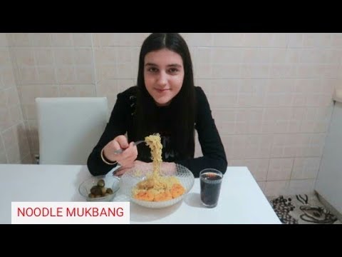 NOODLE MUKBANG||MEHMETLE AYRILDINIZ MI,EN SEVMEDİĞİM YOUTUBER