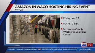 Amazon in Waco Hosting Hiring Event