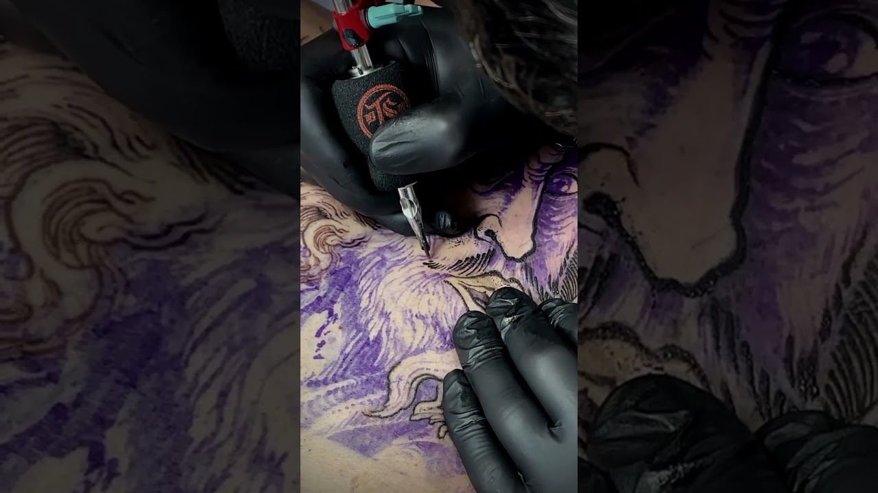 Tattoo ASMR 😮‍💨 #asmr #tattoo #satisfying