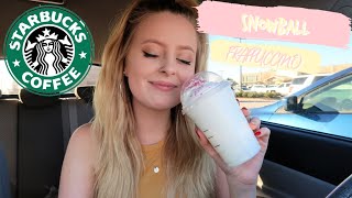 SNOWBALL FRAPPUCCINO || STARBUCKS || FIRST IMPRESSION