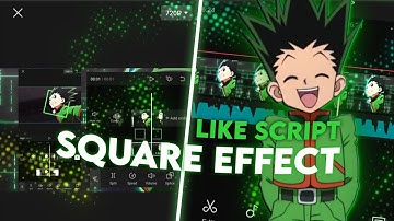 Square Effect like @ScriptAmv | CapCut tutorial