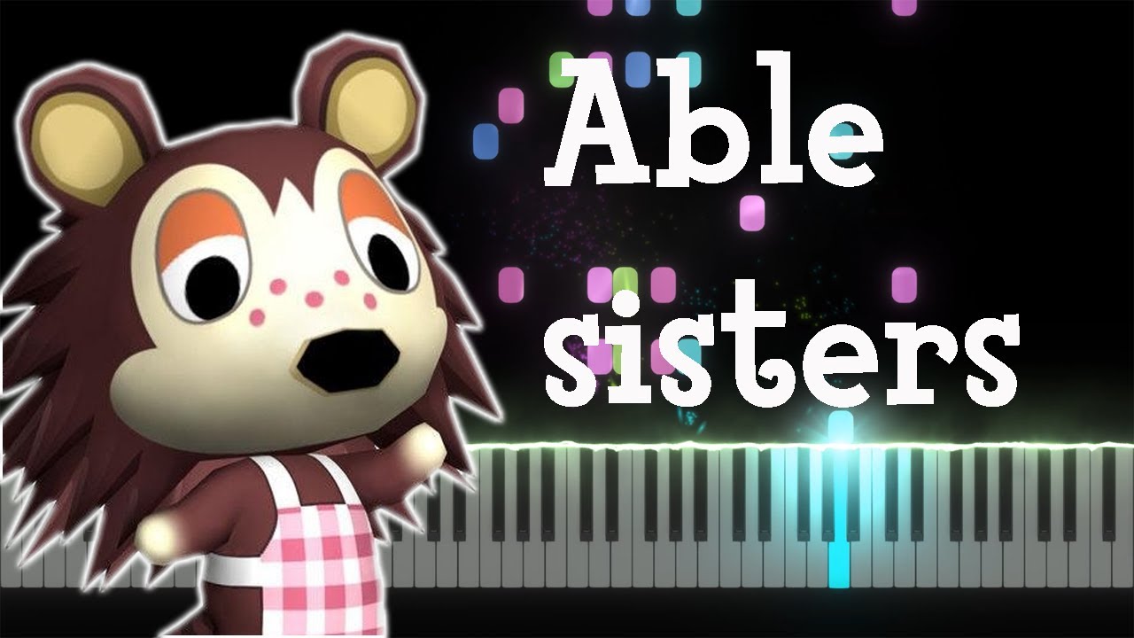 Able Sisters - Animal Crossing [Piano tutorial] (Sheet Music+MIDI