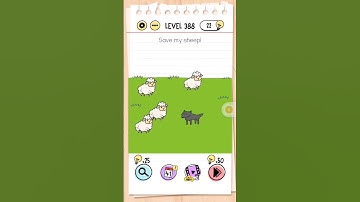 Braintest | Level 388 | Save my sheep! #braintest #trickypuzzles #level388