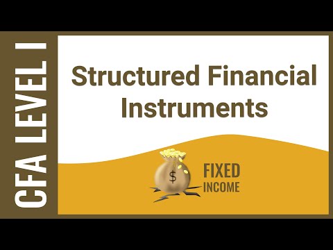 CFA Level I Fixed Income - Structured Financial Instruments