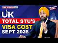 UK 🇬🇧 TOTAL STU’s VISA COST SEPT 2026 | STUDY VISA UPDATES 2026 | USA CANADA UK