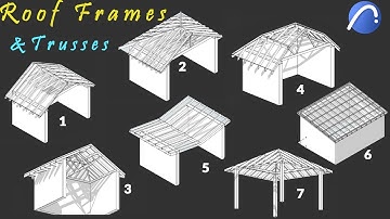 Roof frames and trusses with archicad