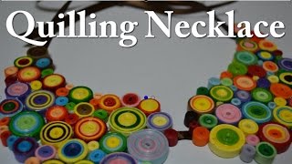 How to make a Paper Quilling Necklace - Birthday Gift Idea - DIY Crafts Tutorials - Giulias Art