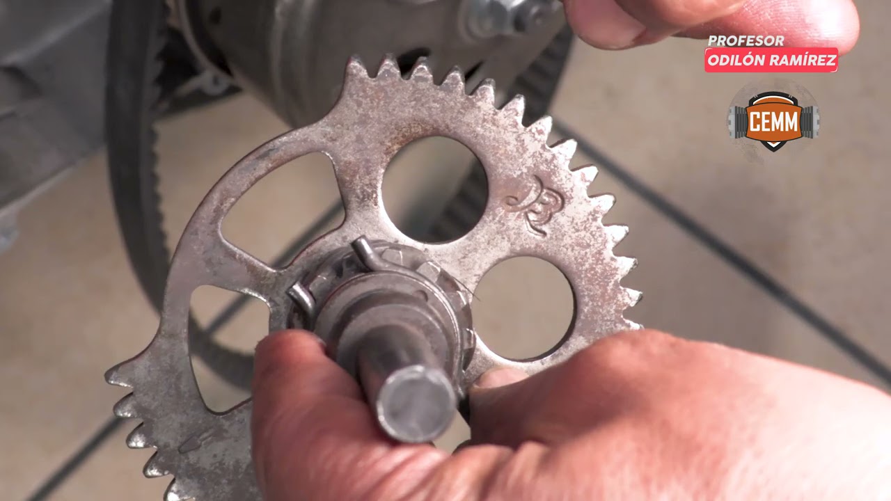 Instalando el crank a una motoneta