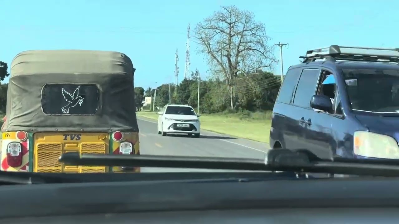 Unedited - Ukunda junction to Mombasa airport via Dongo Kundu bypass in 50 minutes