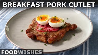 Breakfast Pork Cutlet - Chicken-Fried Pork with Breakfast Sausage Taste - Food Wishes