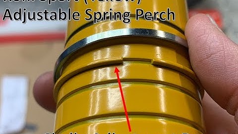 How-To: Circlip Adjustment on Koni Shock Absorbers (Adjustable Spring Perch Models)