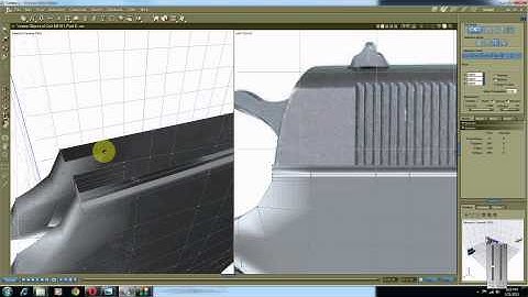 Carrara Pro Gun modeling tutorial Part 8