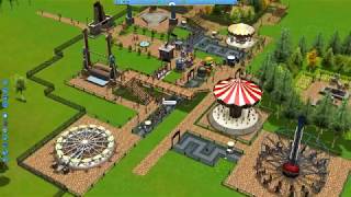RollerCoaster Tycoon 3: Platinum Gameplay Without Commentary - Vanilla Hills