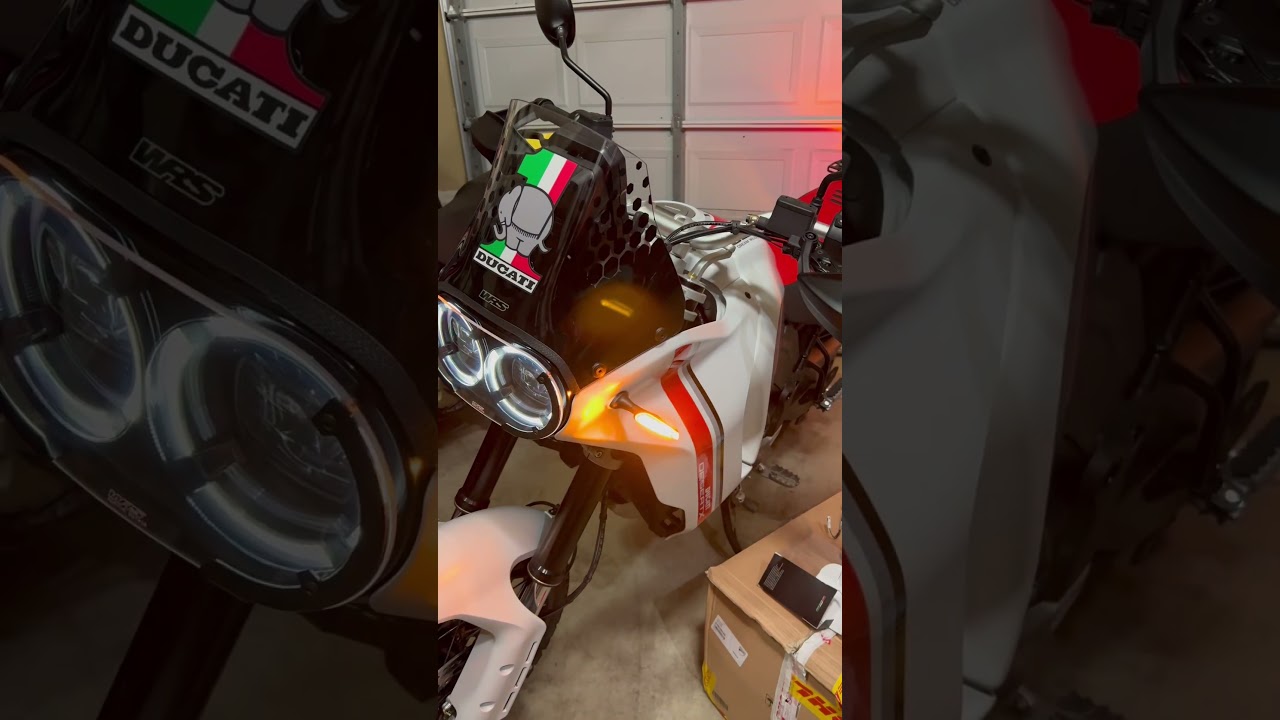 Ducati Performance LED turn signals Desert X. 