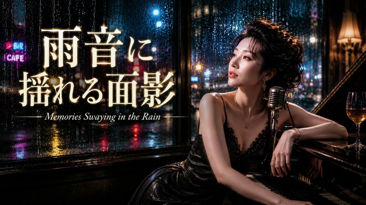 長雨の街に滲む、忘れられない面影。Memories, neon lights, and