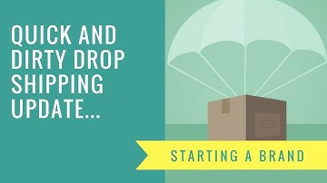 Quick and dirty drop shipping update