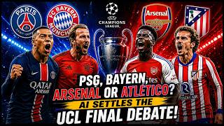 PSG, Bayern, Arsenal or Atlético? AI Settles the UCL Final Debate!